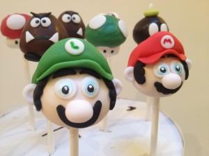 Cake pop Mario Bros