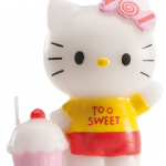 Bougie Hello Kitty gâteau